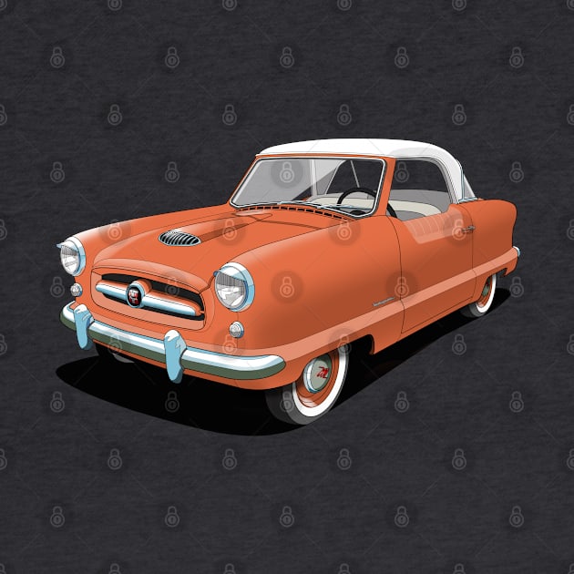 nash metropolitan in coral by candcretro